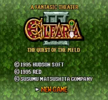 Image n° 1 - screenshots  : Elfaria II - The Quest of the Meld